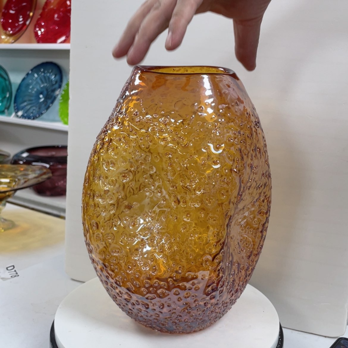 【闪购商品】手工艺术花瓶高28