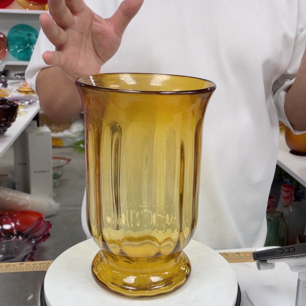 【闪购商品】手工艺术艺术花瓶高24