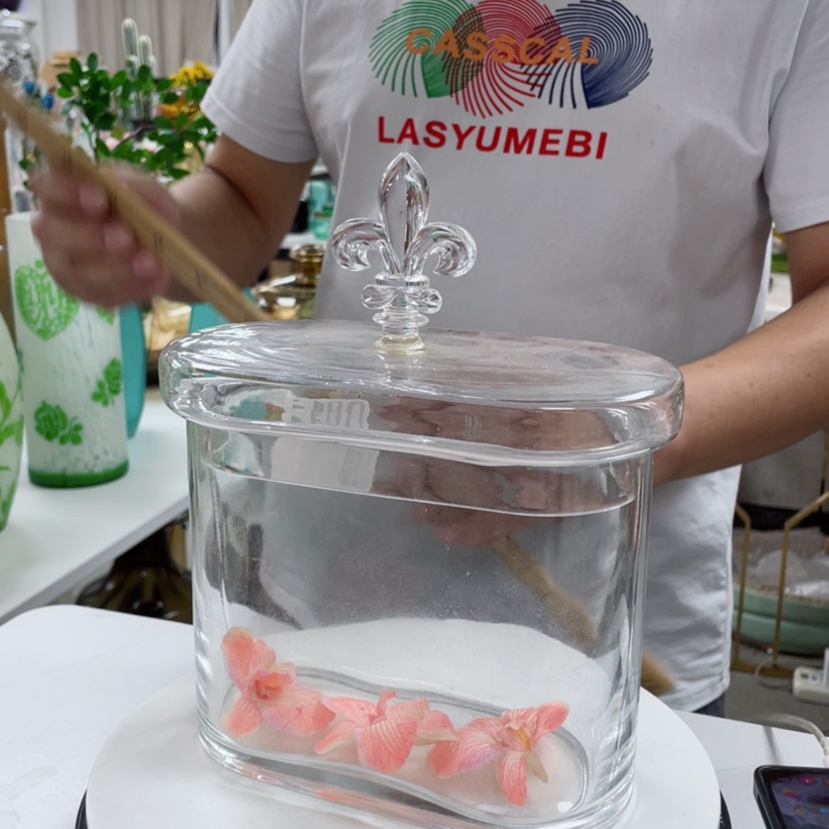 【闪购商品】手工艺术花瓶高15宽18