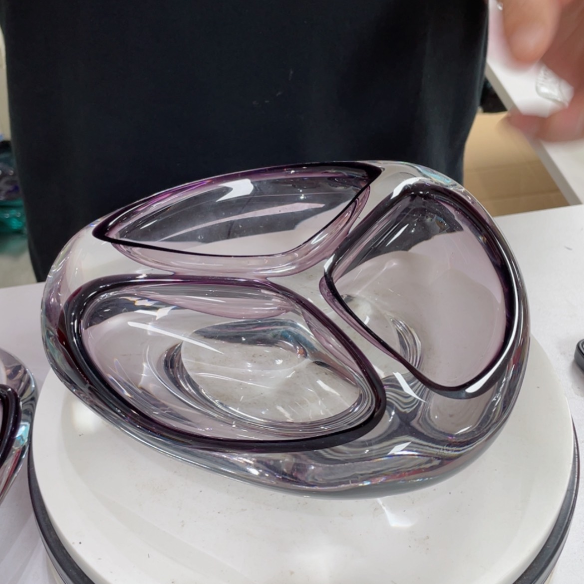 【闪购商品】手工艺术果盘直径20