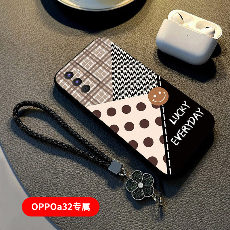 OPPOa32硅胶壳高档网红创意手机壳新款个性高级感全包防摔保护套