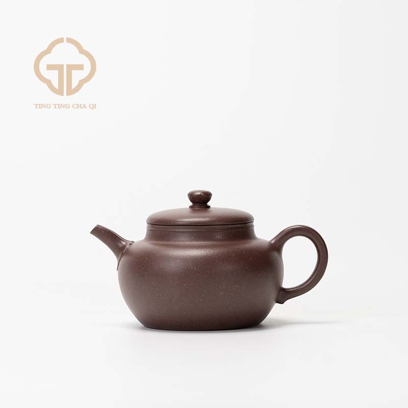 陈洁 心形莲子 古莲子五式 表层老紫泥150cc 家用紫砂壶