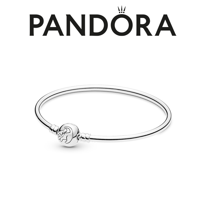 PANDORA/潘多拉 925银合成锆石手镯 迪士尼系列狮子王手镯简约