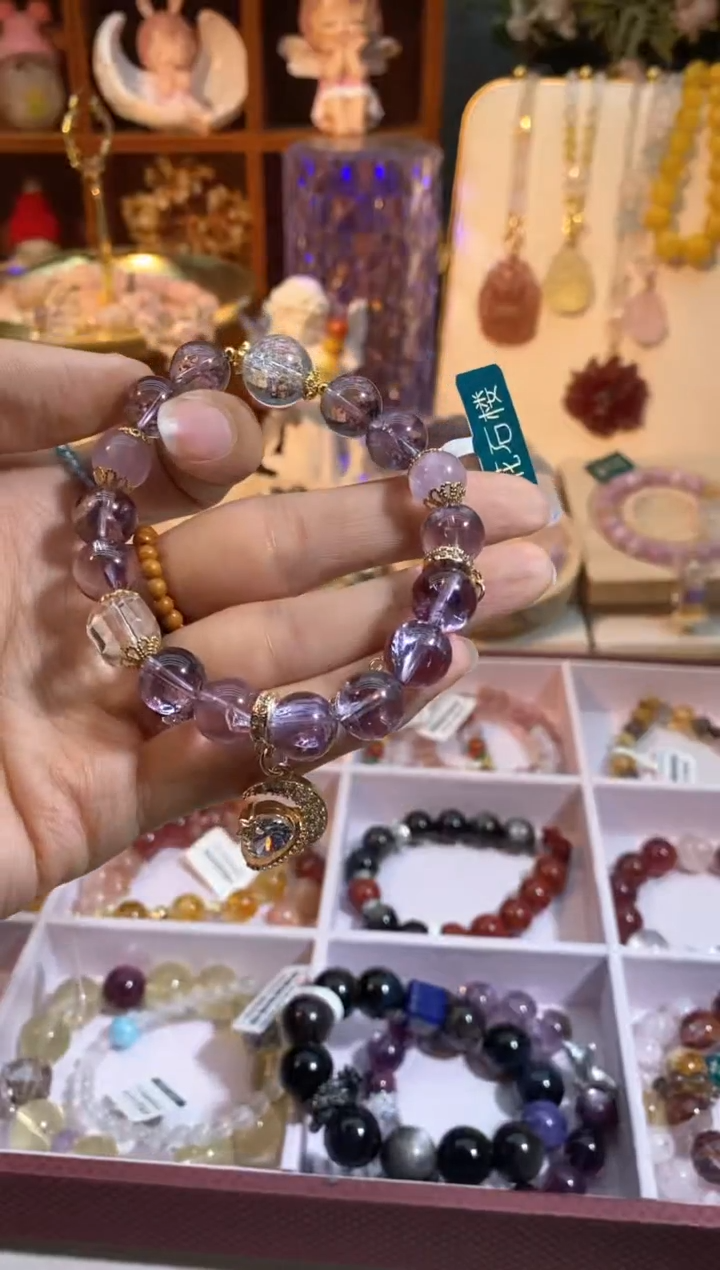【闪购商品】水晶手链未镶嵌紫水晶WW023