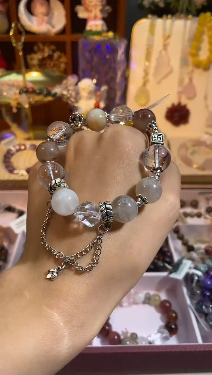 【闪购商品】水晶手链未镶嵌彩兔毛DDK184