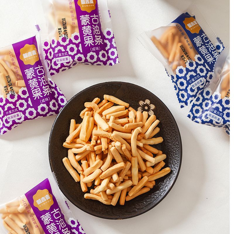 额吉麦 蒙古黄油果条约 250克/份 咸味/甜味馓子晚上必备充饥食品