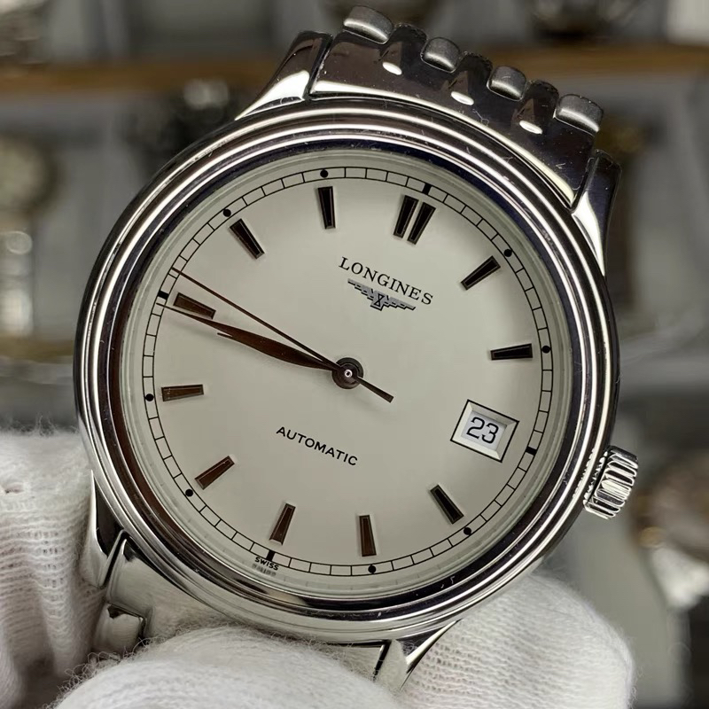 99新 Longines/浪琴 大颂名品/军旗/表径38/机械