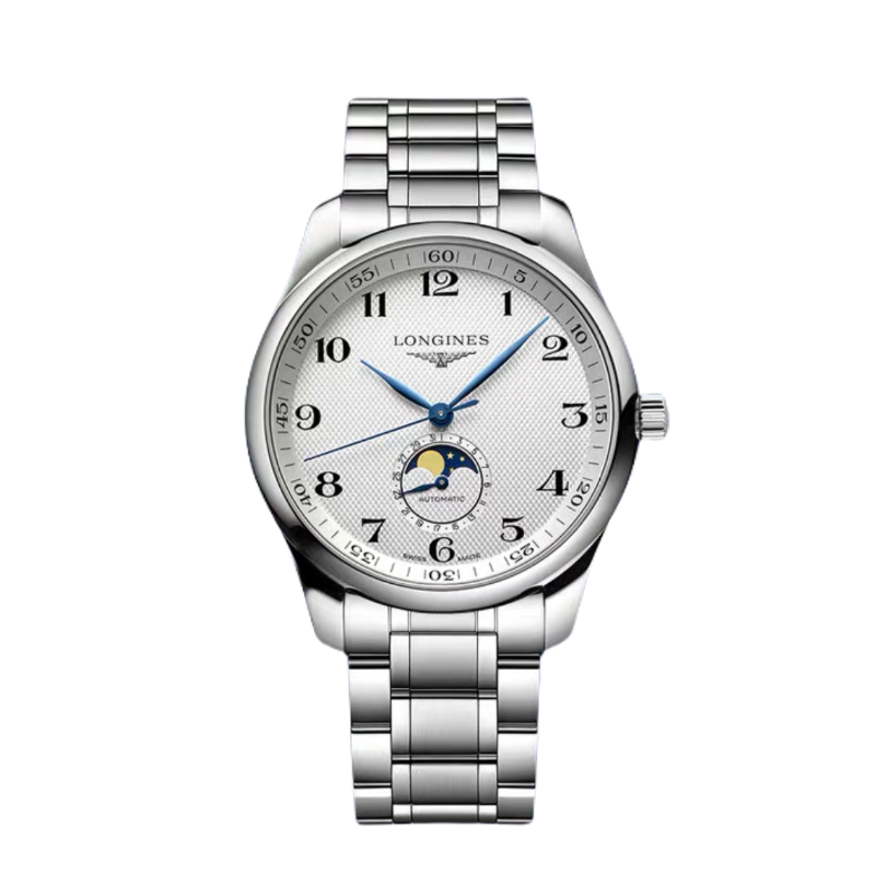 99新 Longines/浪琴 大颂名品/四针月相/表径42