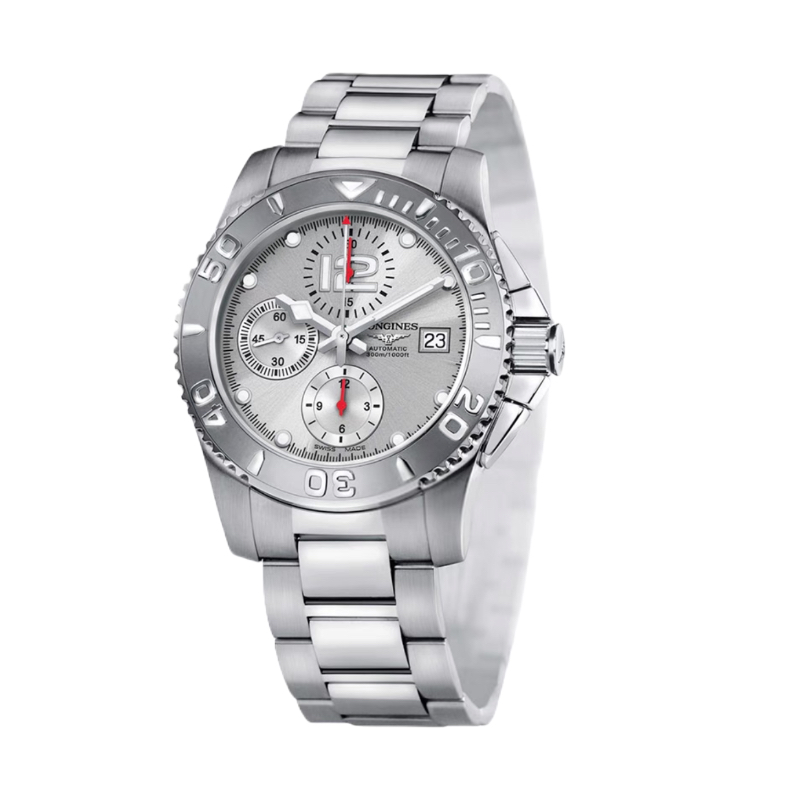 99新 Longines/浪琴 大颂名品/康卡斯/表径41/公价17500/灰钢