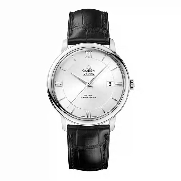 99新 Omega/欧米茄 大颂名品/碟飞/表径39.5/白皮时尚商务