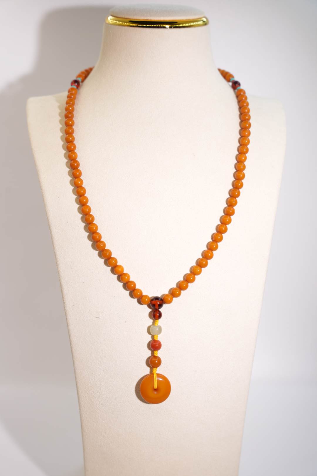 老蜜蜡平安扣项链-JJL17233906多样性发一件