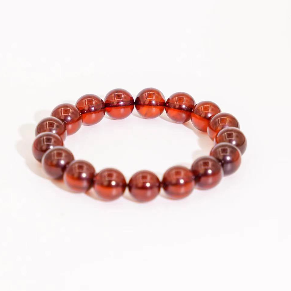血珀冰红圆珠手串多规格11-15mm多样性发一件