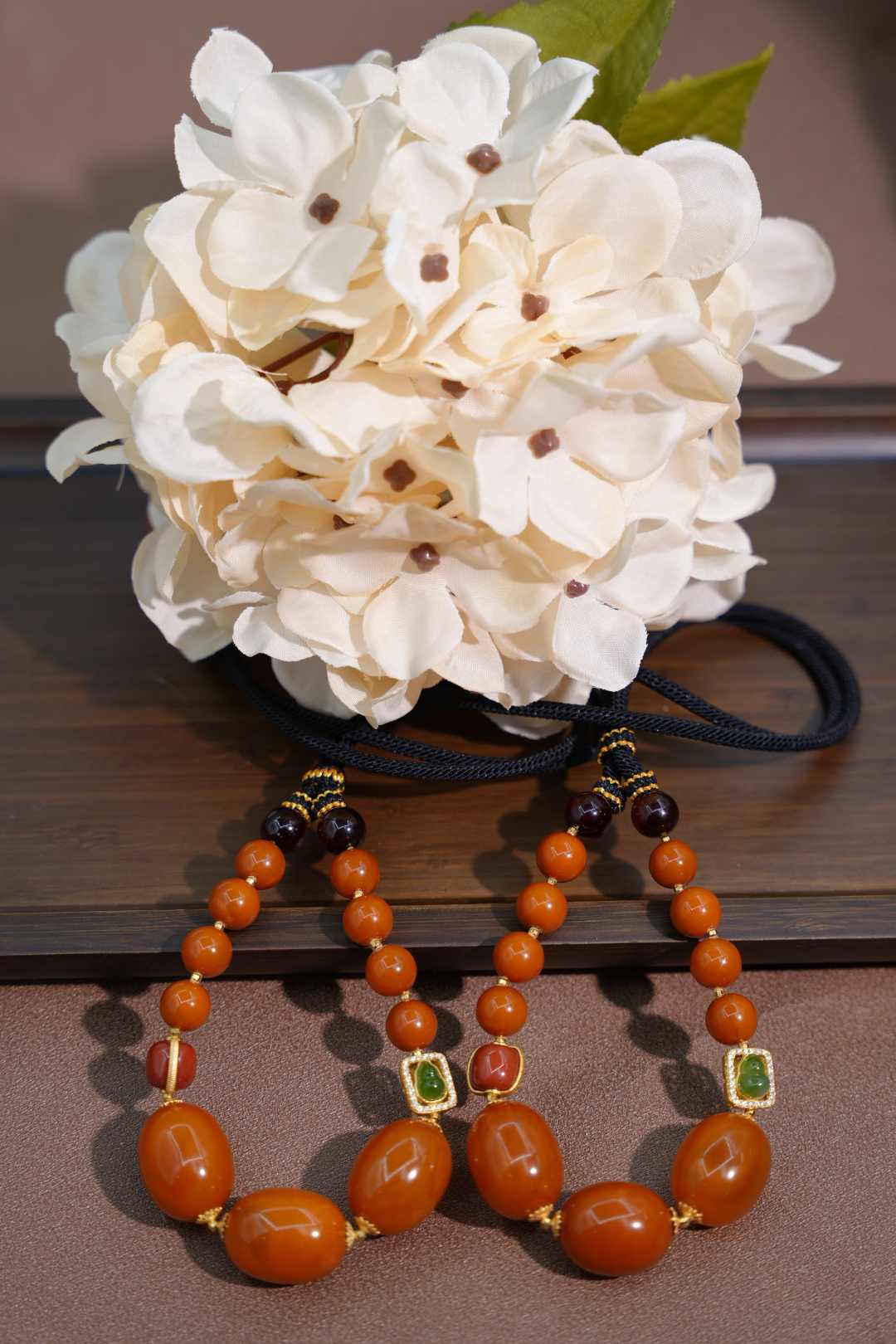 16+老蜡枣珠三生三世锁骨项链YB29053902多样性发一件