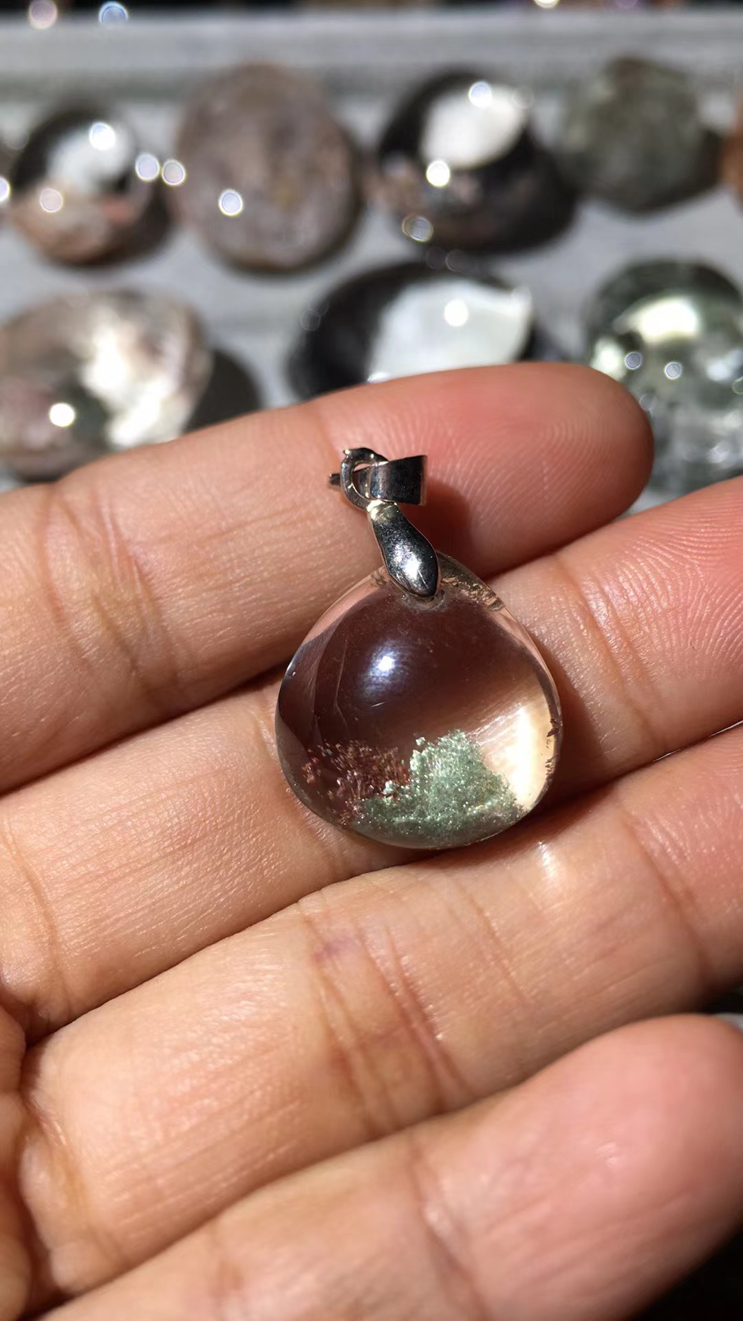 珠珠通透透干净冰透吊坠