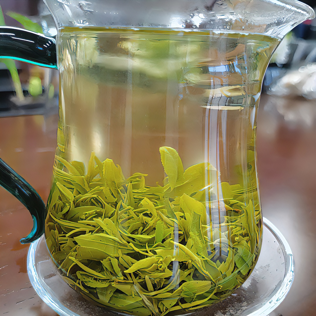 野茶二号2025雨前新茶大叶茶毛尖绿茶口粮茶罐装传统工艺