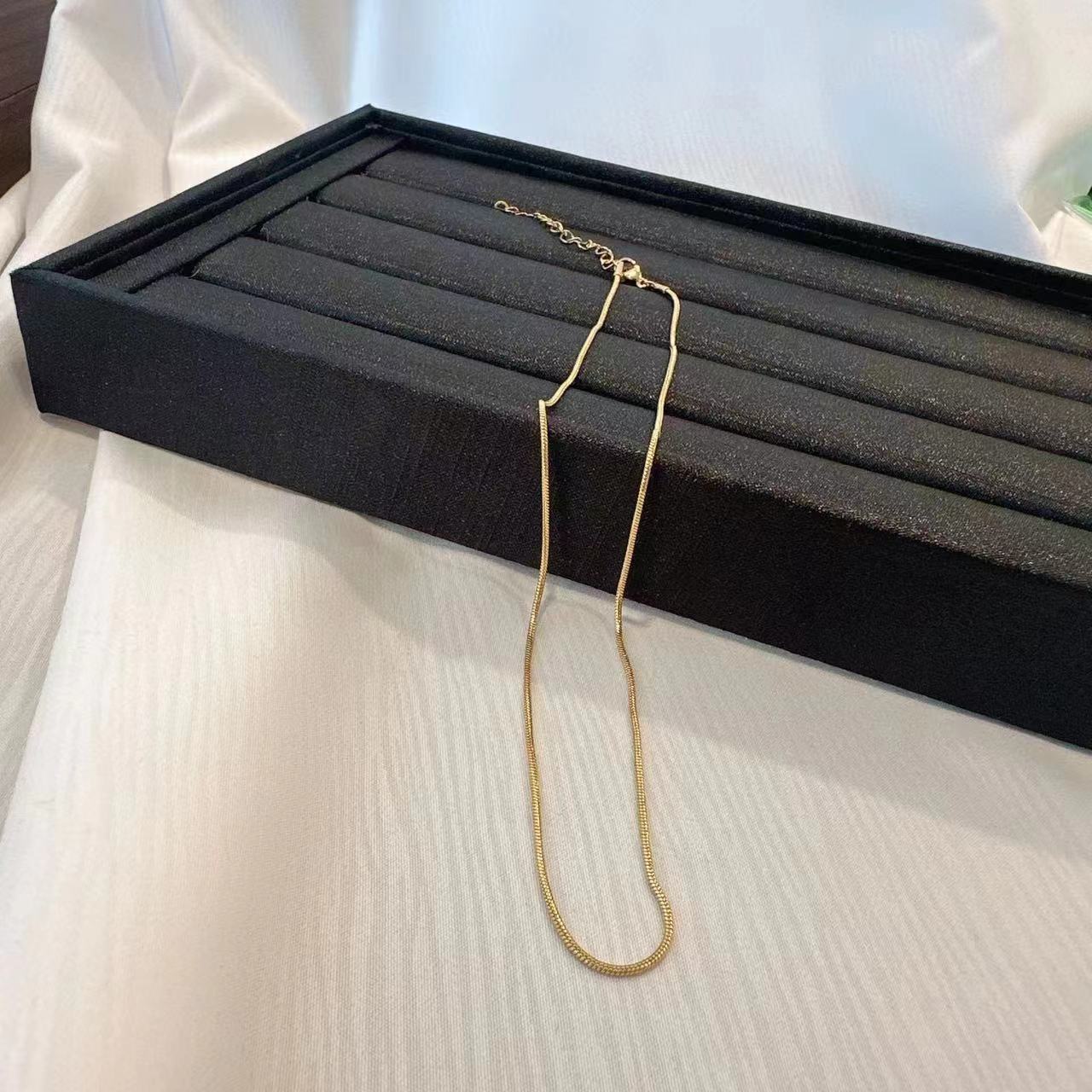 钛钢项链 钛钢项链 D134   小众精致气质轻奢时尚百搭简约ins项链