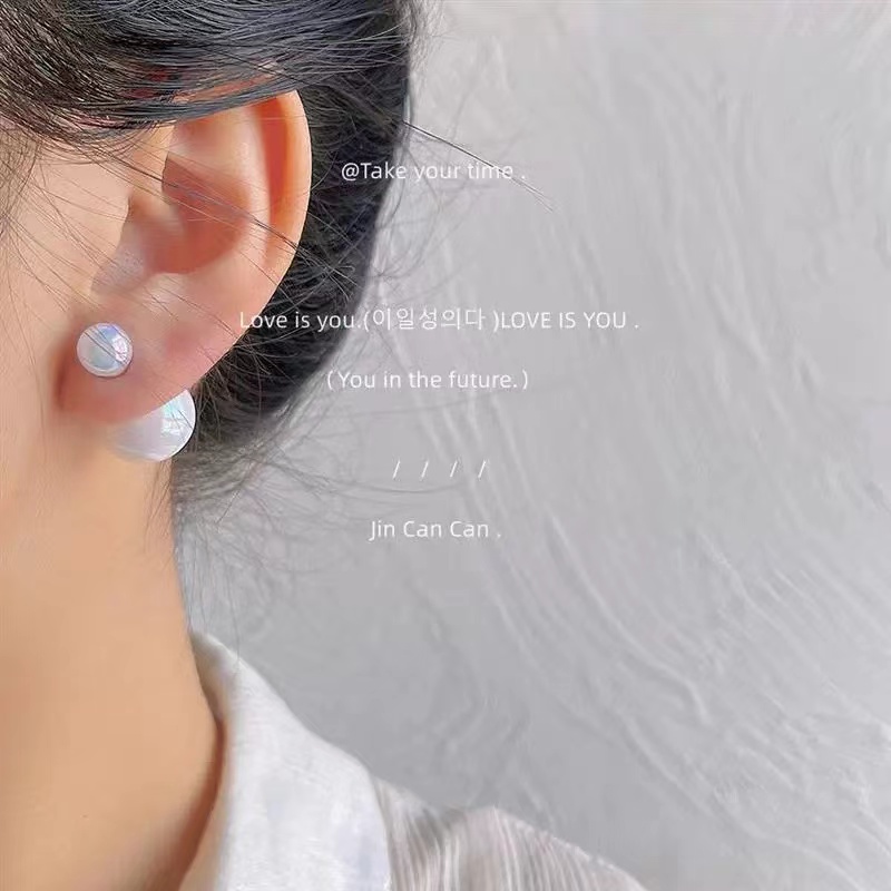 铜合金耳饰 H012   气质轻奢百搭小众简约ins精致小众温柔耳环