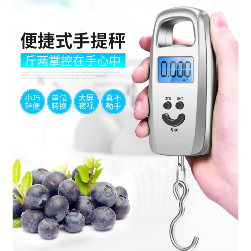 SEPORCH/西浦狮家用轻便手提秤高精度手持小秤小型电子称小巧手提