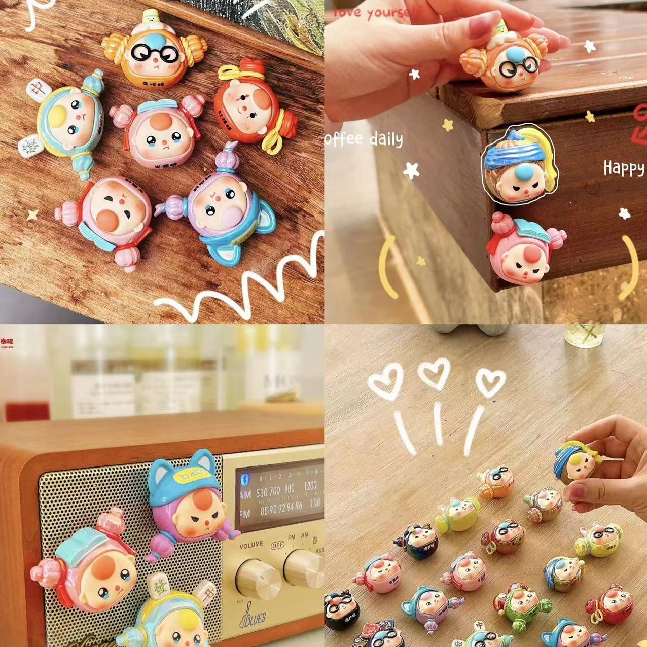 【代拆】娃三妹2代冰箱贴盲盒（单个）