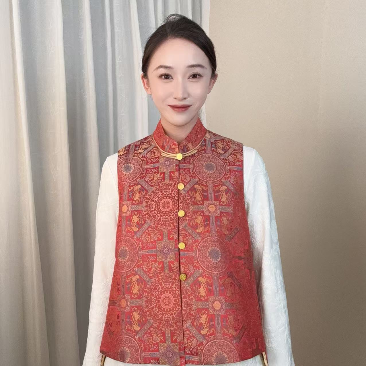 【八达晕】2024秋冬新中式国风马甲mjm-18