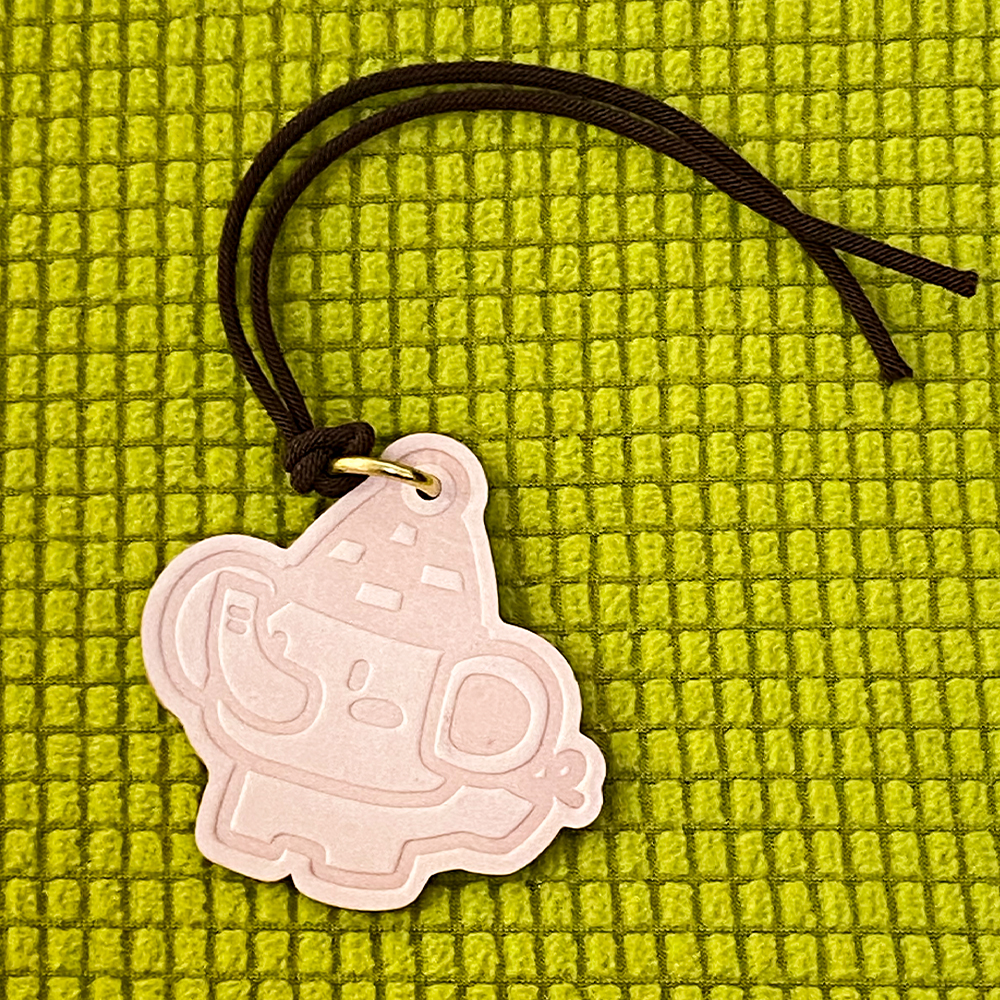 爱力芬特丨小象皮质挂件