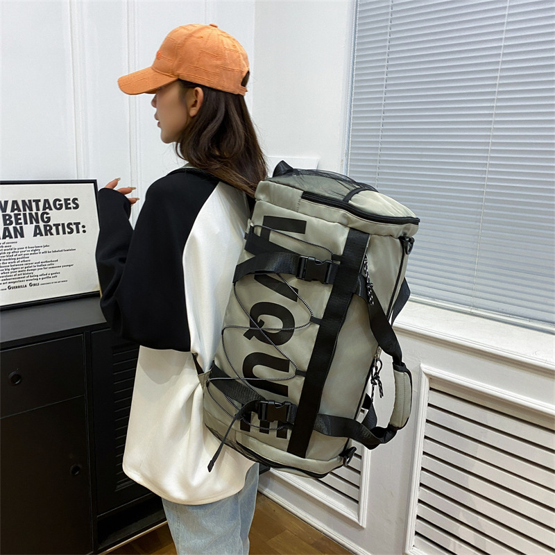 短途旅行包多功能双肩包大容量干湿分离独立鞋位瑜伽包外出登机包