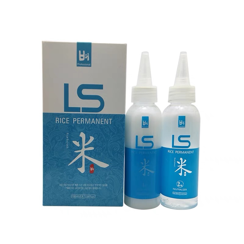 LS韩国米烫丝珂丽雅修护烫发药水进口内料美发沙龙专用乳状药水