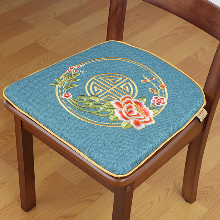 新中式红木沙发坐垫茶椅垫座垫茶桌餐桌椅垫四季防滑垫子可定制