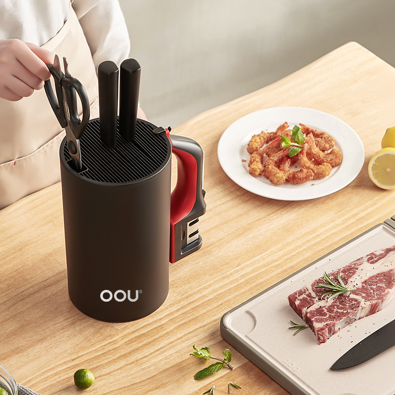 OOU/欧欧优厨房万用随意插刀座收纳刀架刀座厨房用刀具收纳刀座