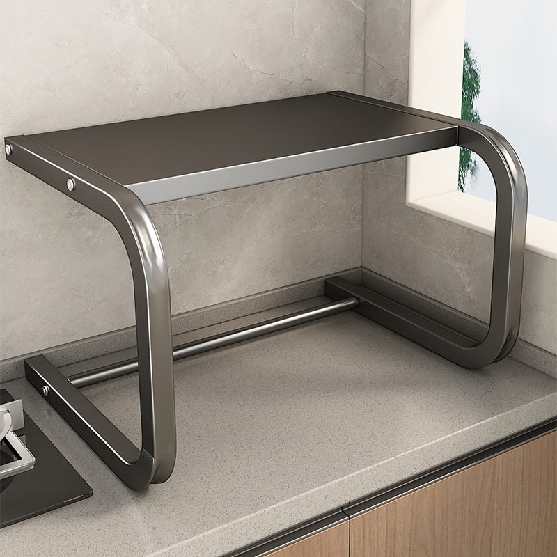 优勤微波炉置物架厨房多功能烤箱架子家用多层台面收纳架桌上支架