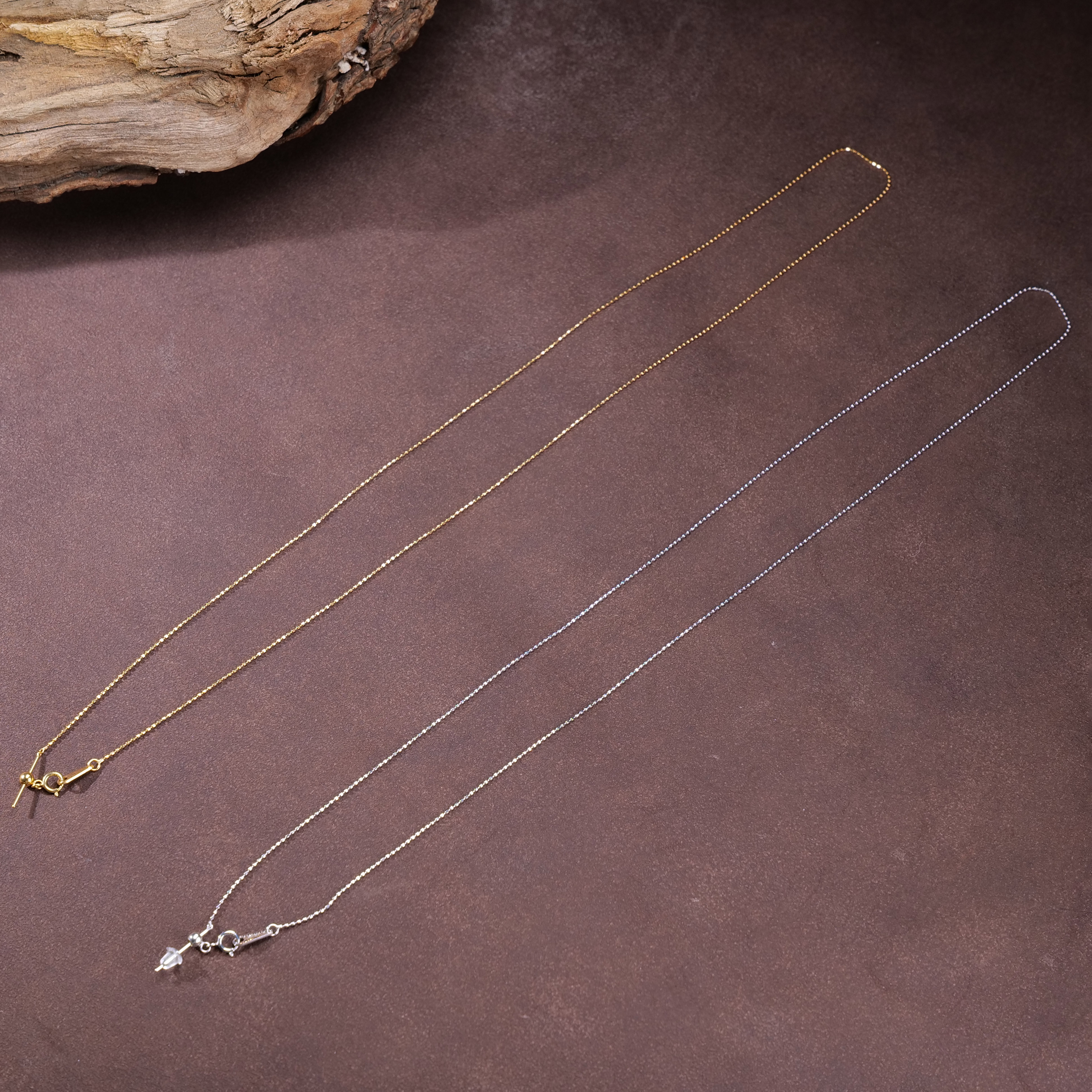 【小雨来了】18K金项链锁骨链 K金项链 金链子 拍对应颜色 拍一发一