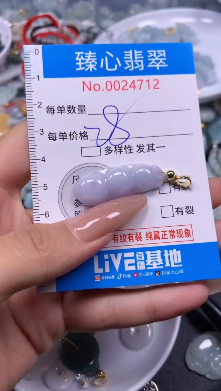 【闪购商品】翡翠颈饰未镶嵌含绳0024712