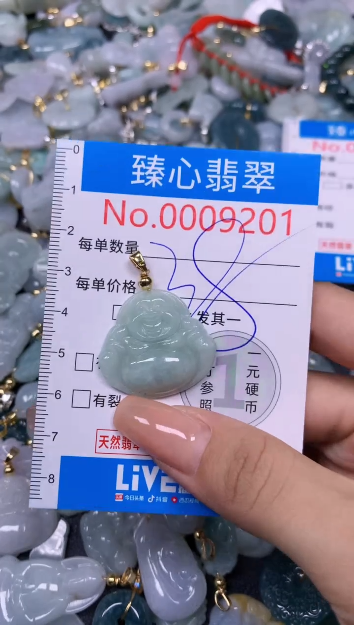 【闪购商品】翡翠颈饰未镶嵌含绳0009201