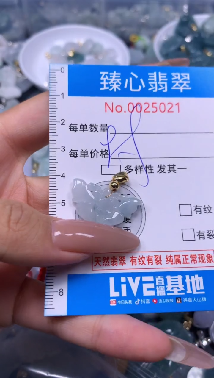 【闪购商品】翡翠颈饰未镶嵌含绳0025021