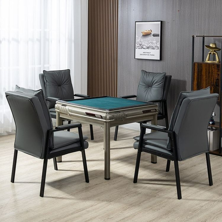 棋牌室麻将馆专用椅子家用加高椅靠背四腿椅办公会议椅老人椅凳子