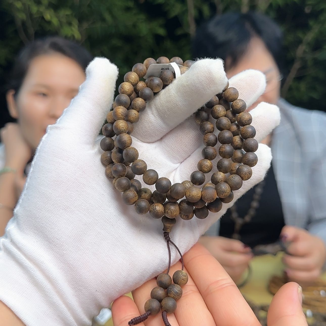 【闪购商品】沉香手串木***李28克多圈九九沉