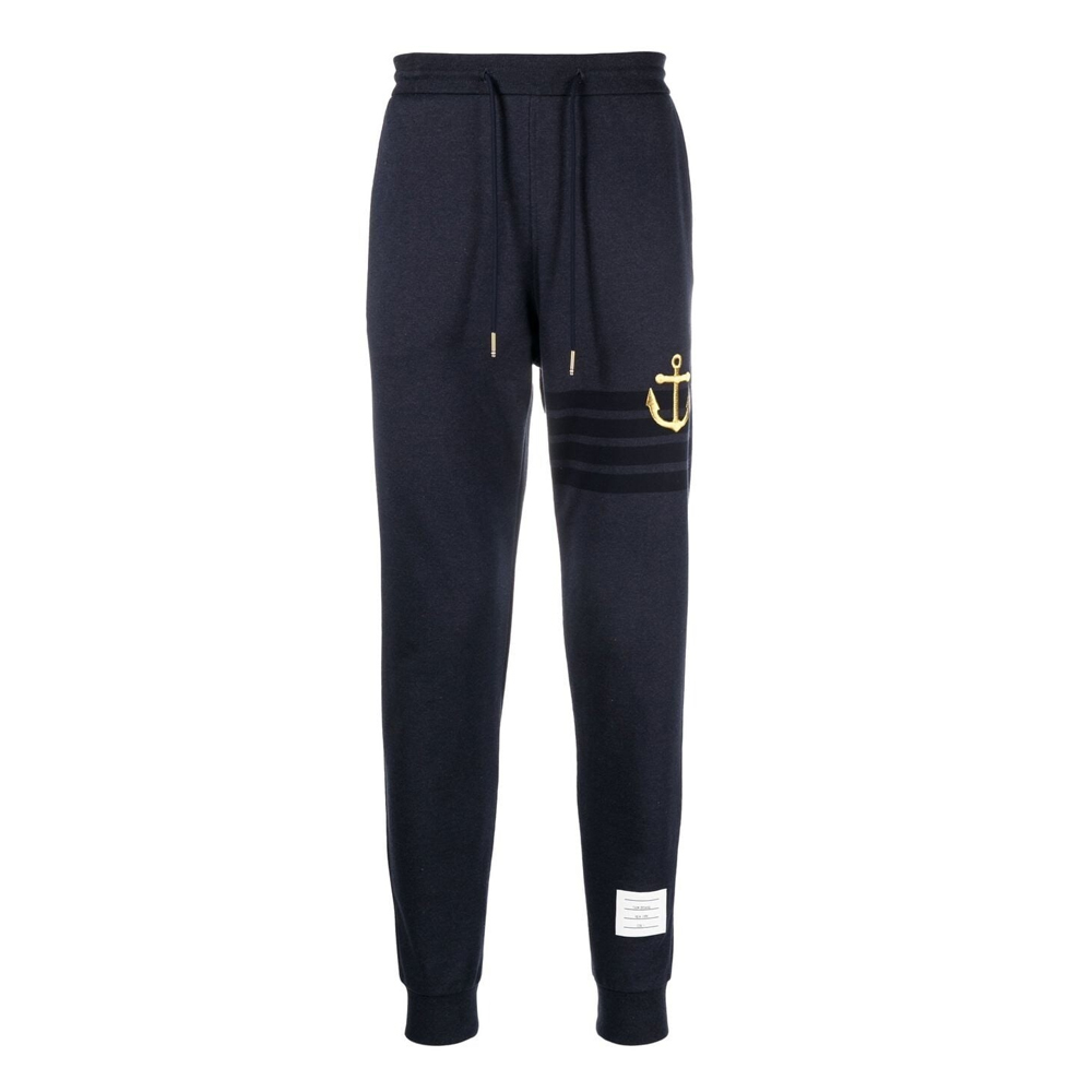 THOMBROWNE男士百搭潮流蓝色抽绳流行直筒卫裤百搭休闲裤MJQ171E