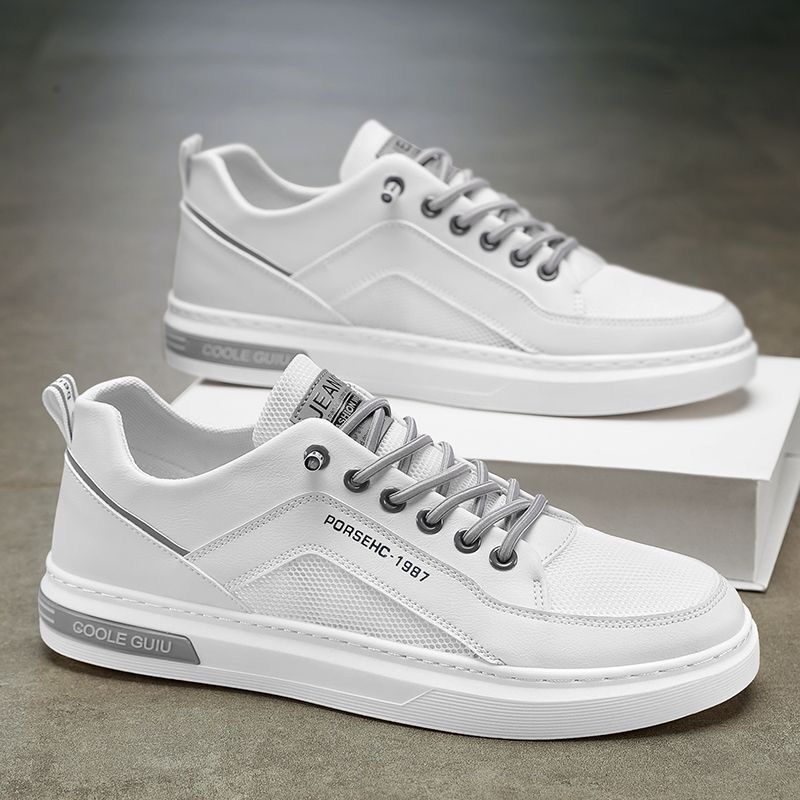 2024男鞋【绅士】透气薄款镂空网鞋子潮流百搭小白鞋休闲板鞋潮鞋