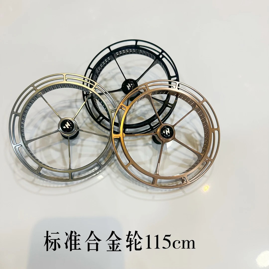 新款115cm/120cm高强度合金一体成型盘车溪流钓专用盘车轮