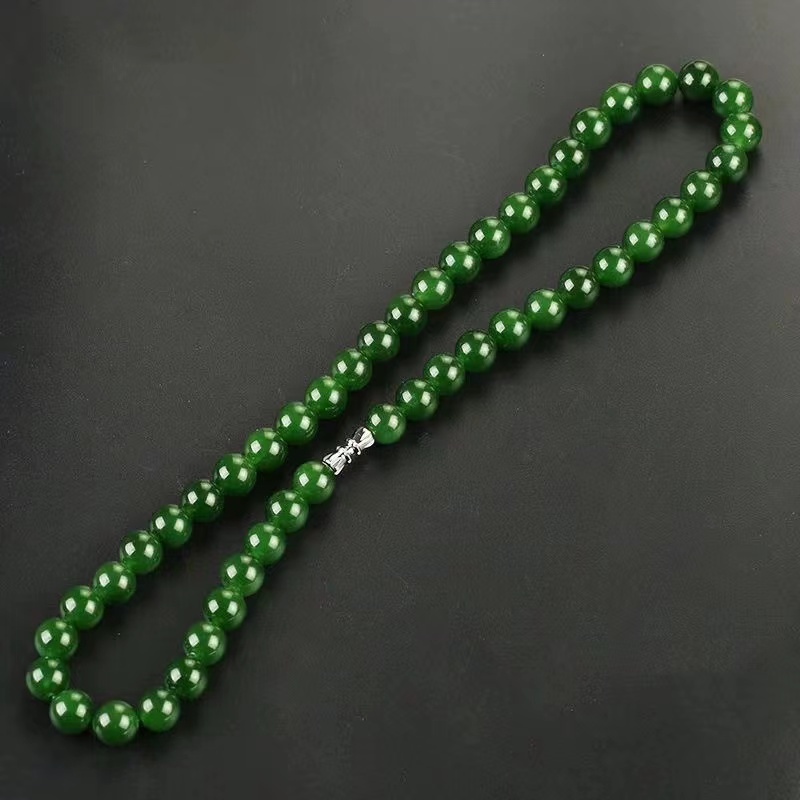 70号和田碧玉0.8项链