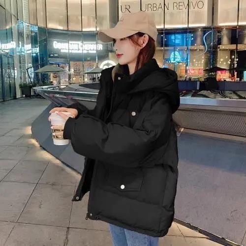 新款羽绒服面包服短款羽绒棉衣棉服女韩版宽松秋冬季外套学生棉