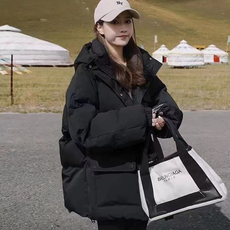 波司澄【年终断码特价】羽绒服雾霾蓝学院风羽绒羽绒服女2023新款