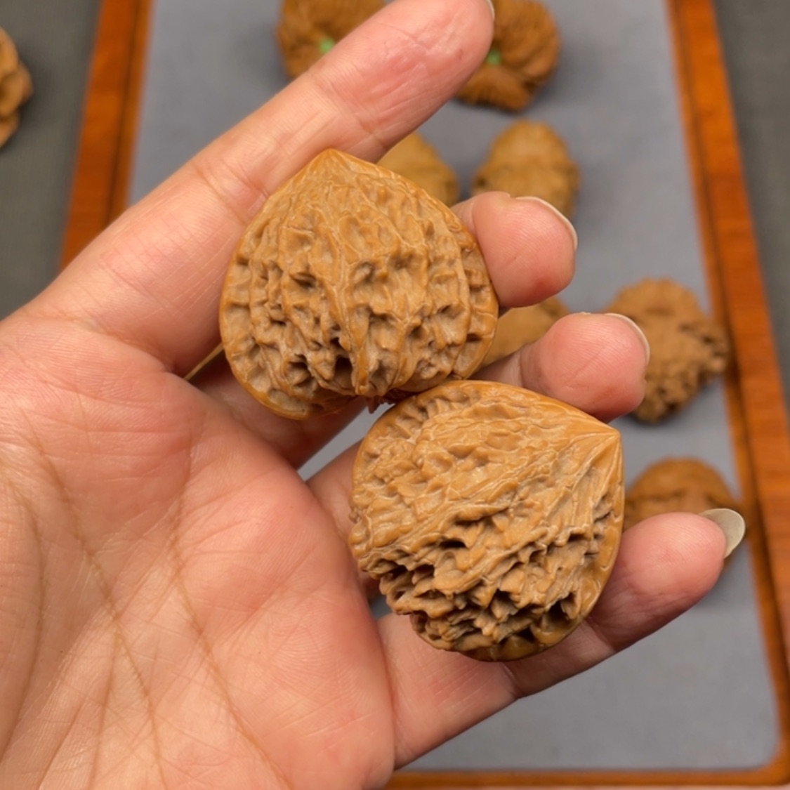【闪购商品】文玩核桃把件野生37