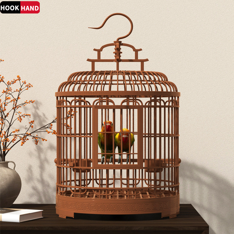 鸟笼子鹦鹉笼家用大号外出便携笼虎皮玄凤专用笼新型观赏笼小鸟笼