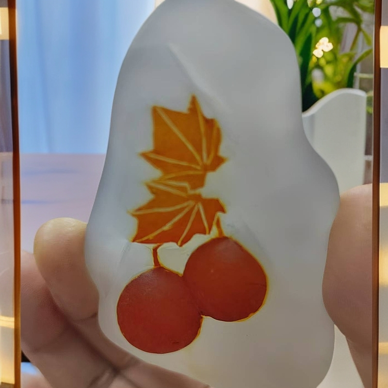 逊克北红玛瑙手把件