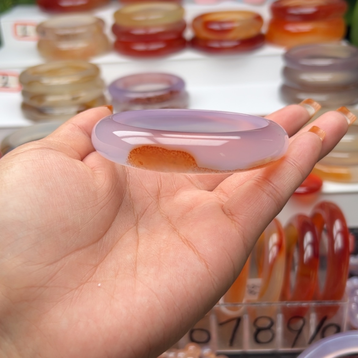 【闪购商品】玛瑙/玉髓手镯未镶嵌赵*