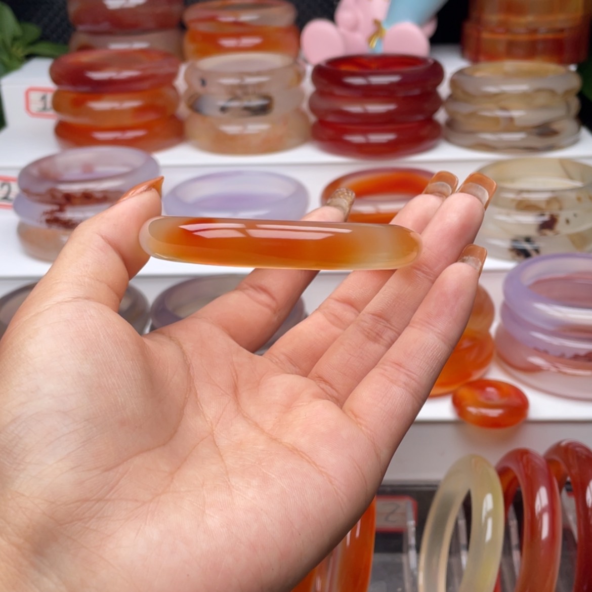 【闪购商品】玛瑙/玉髓手镯未镶嵌.*ଲ