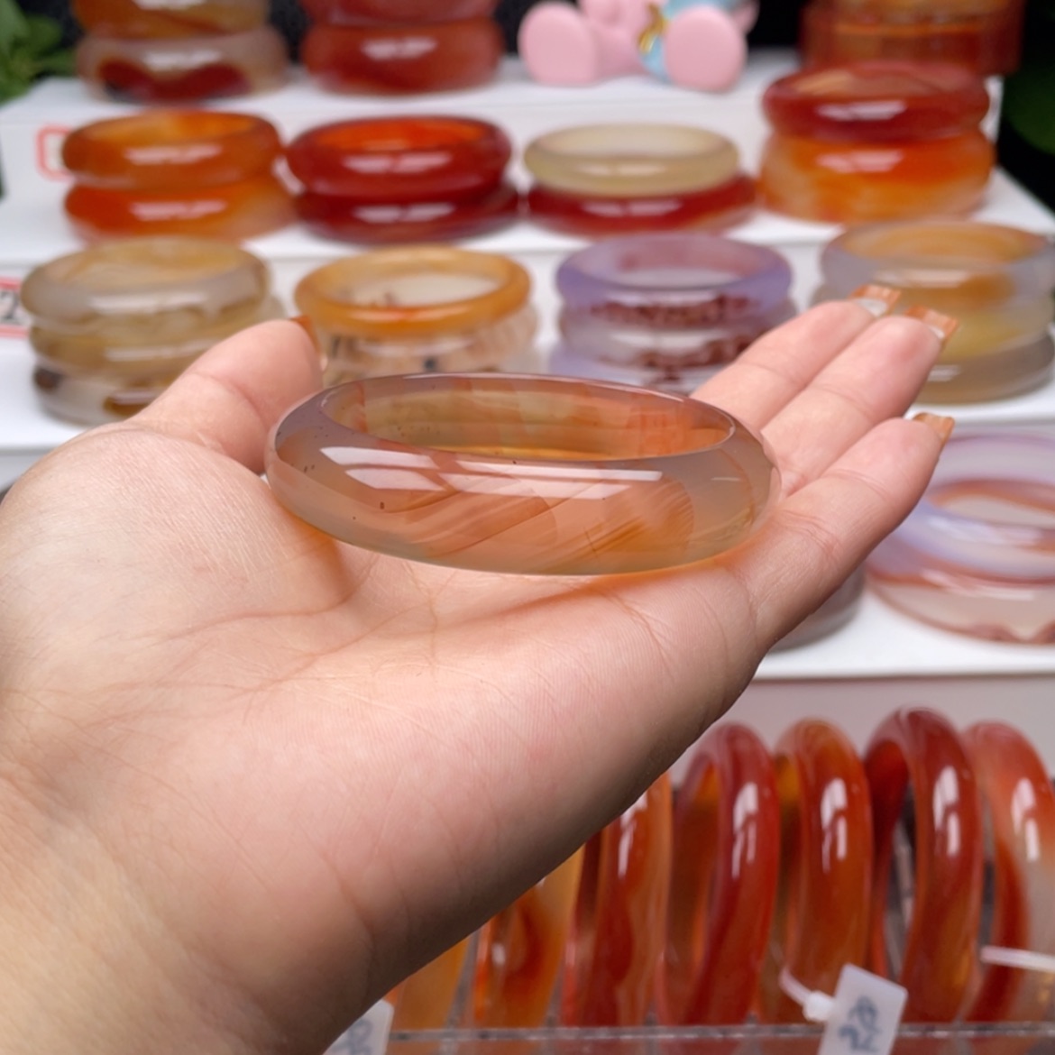 【闪购商品】玛瑙/玉髓手镯未镶嵌慧***宝