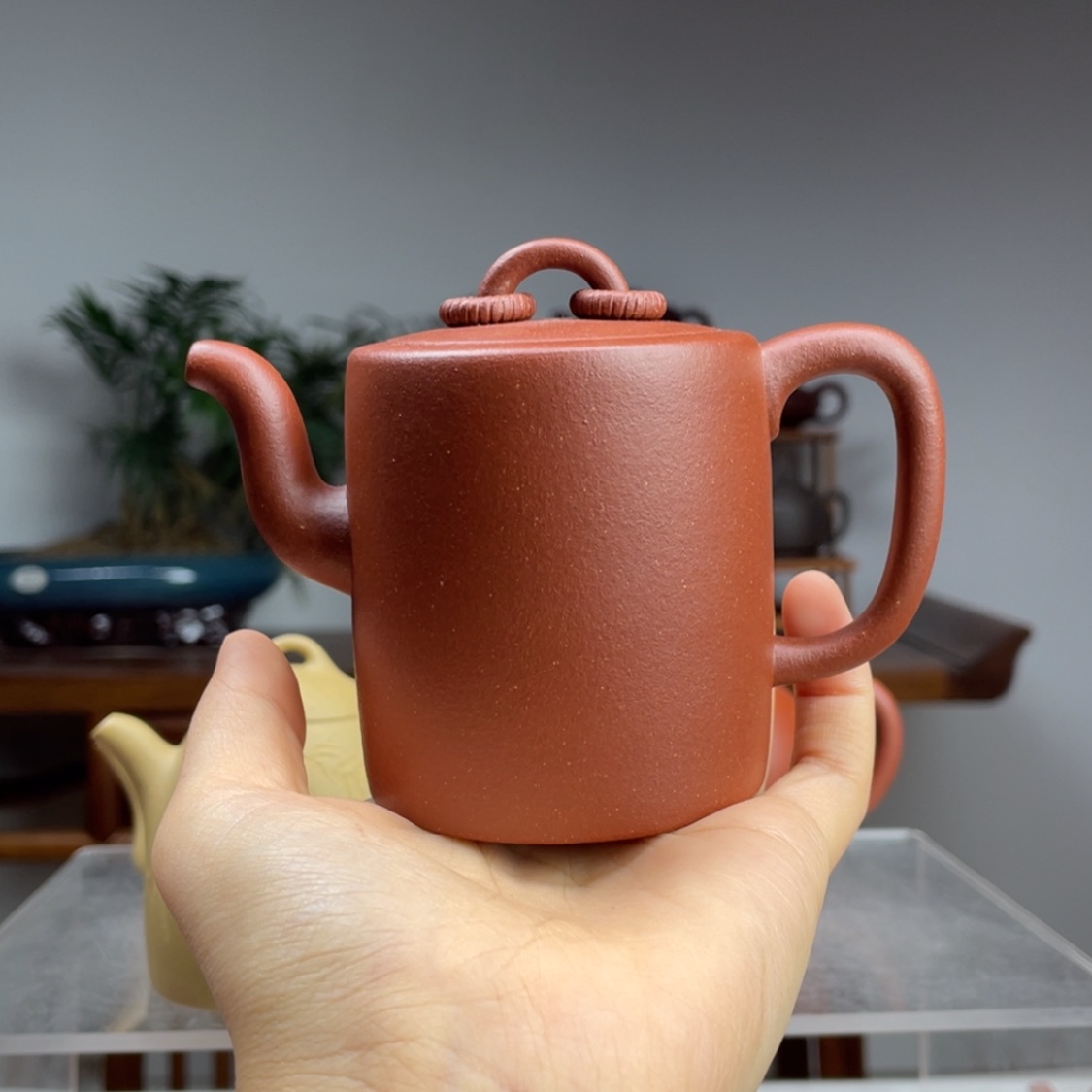 【闪购商品】紫砂茶壶红降坡双圈容量180cc