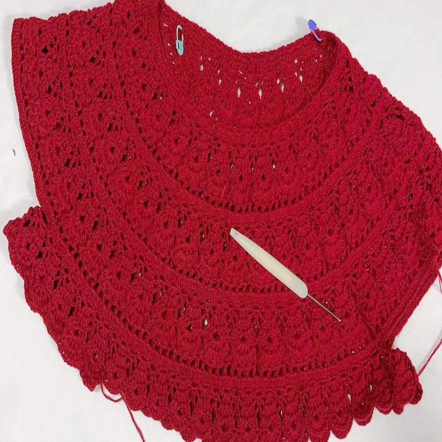 葱衣A版钩织方法教程